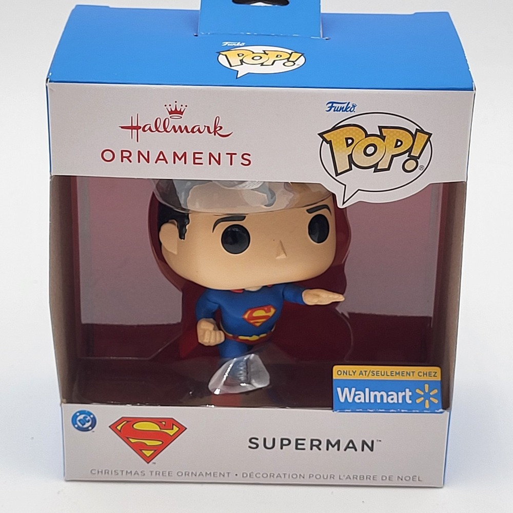 Hallmark Funko Pop! DC Comics Superman Christmas Ornament 2025 Walmart Exclusive